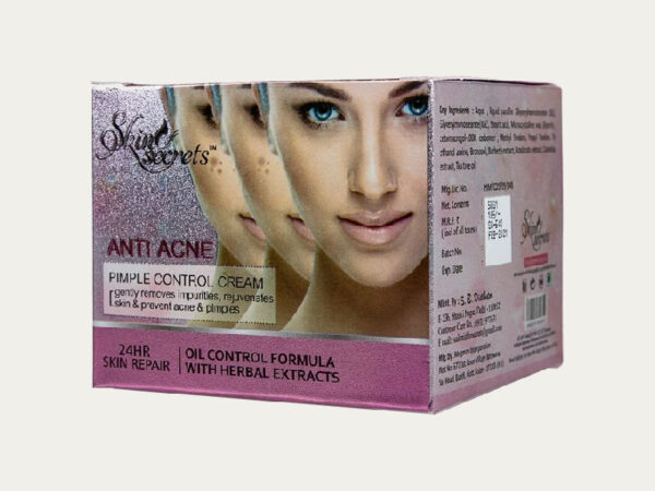 Acne Cream Boxes