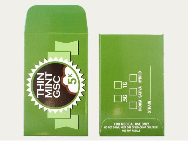 Cannabis Shatter Envelopes