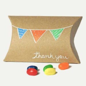 Brown Pillow Boxes
