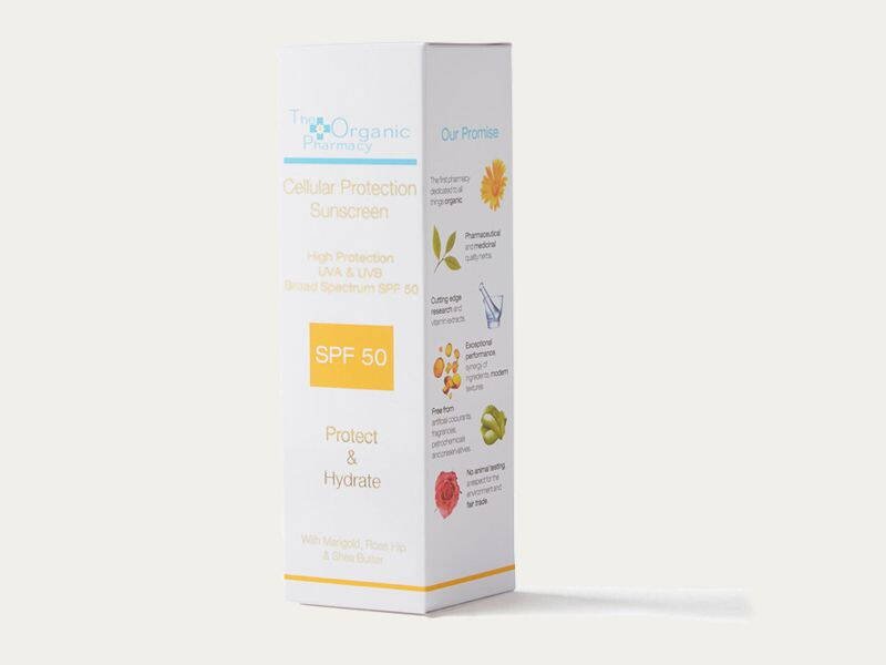 Sun Protection Cream Boxes