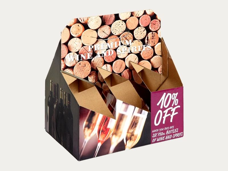 6 Inserts Carrier Boxes