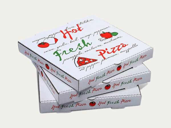 White Pizza Boxes