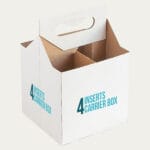 4 Inserts Carrier Boxes