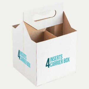 4 Inserts Carrier Boxes