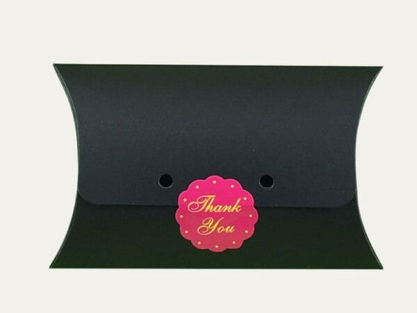 Black Pillow Boxes