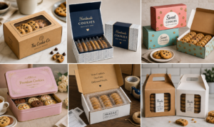 Custom printed cookie boxes with window — Alaska Boxes