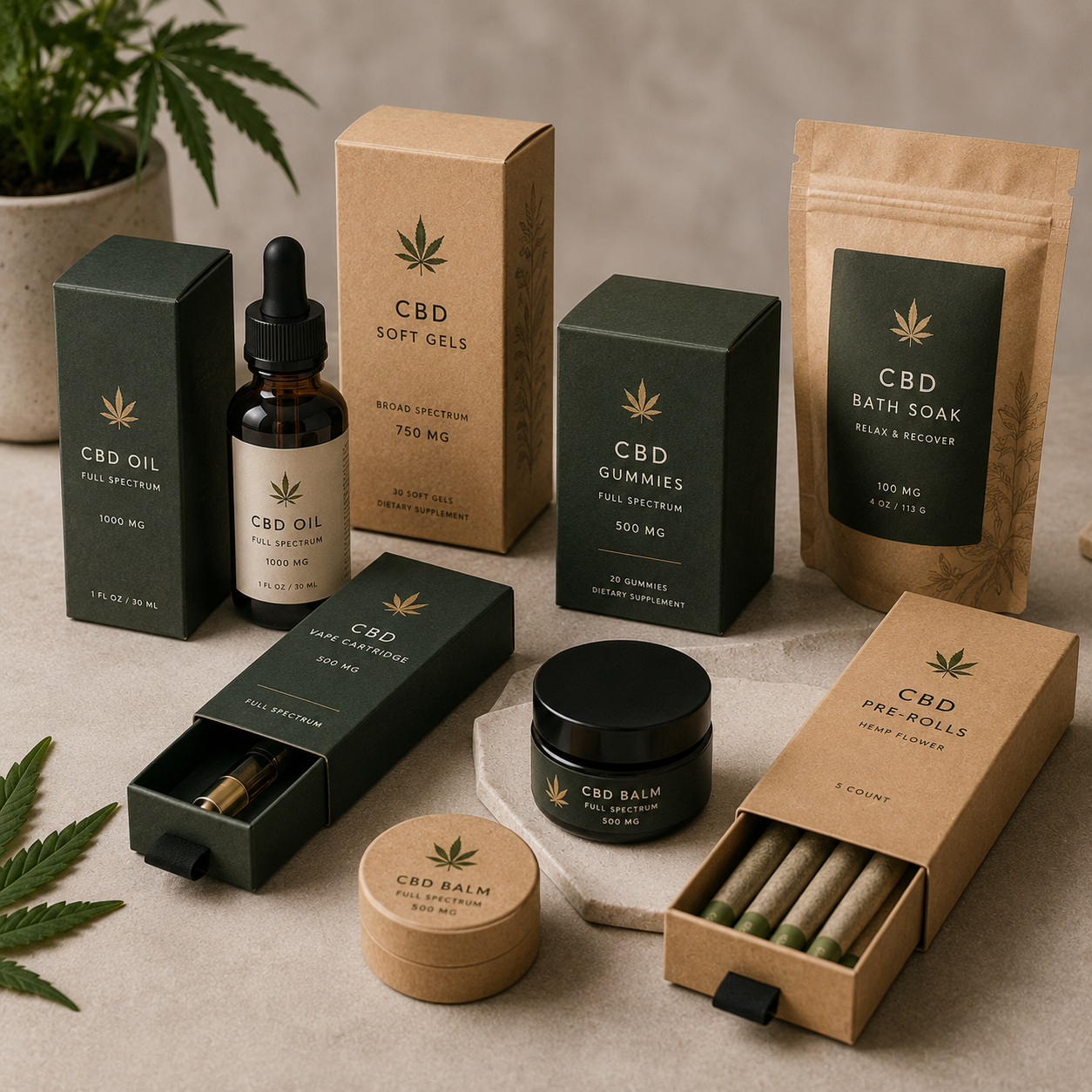CBD Packaging Boxes