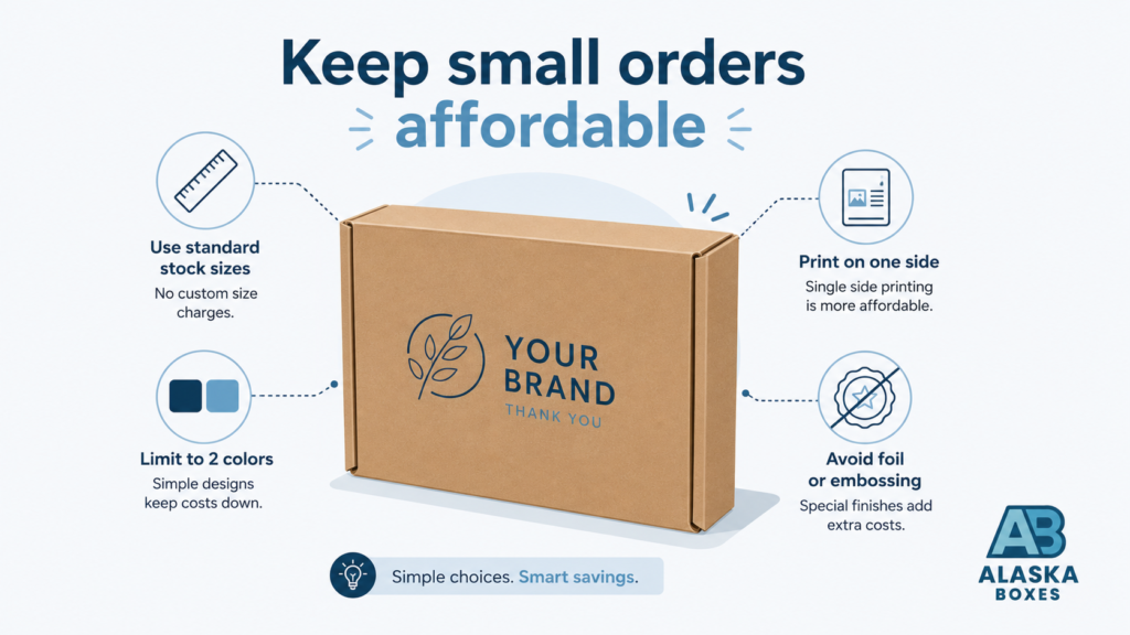 Cost-saving tips for small quantity custom mailer boxes